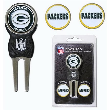 TEAM GOLF Green Bay Packers Golf Divot Tool with 3 Markers 3755631045